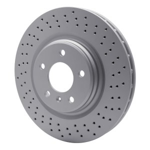 Pontiac Grand Prix Brake Rotor (1) - Front - R1 Concepts - GeoSPEC Coated Rotor - Drilled - `05-`08
